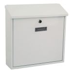 MAILBOX - MONACO - WHITE - 36,8 x 36,5 x 10 cm