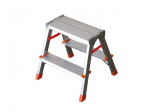 Double-sided step tool, aluminium, 2x2 treads, type FILO