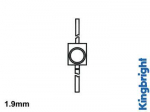 1.9mm SUBMINIATURE SOLID STATE LAMP RED DIFFUSED