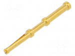 Contact | female | 0.6mm | gold-plated | 0.06&divide;0.25mm2 | crimped