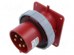 Connector: AC supply 3-phase | socket | male | power supply | 32A