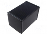 Enclosure: with panel | 1455 | X: 104.5mm | Y: 160mm | Z: 104.5mm | black