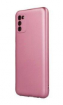 Back panel cover iLike Samsung Galaxy A14 4G / A14 5G Metallic case Pink