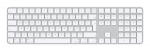 Apple Magic keyboard Universal USB + Bluetooth QWERTZ German White