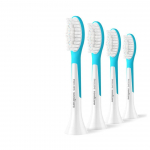 Toothbrush Philips  Replacement brush heads | HX6044/90 Sonicare For Kids7+ | Heads | For kids | Number of brush heads included 4 | White/Blue