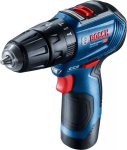 Bosch GSB 12V-30 1600 RPM Keyless 820 g Black, Blue, Red