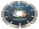 Cutting diamond wheel | &Oslash;: 125mm | Holder: assembly hole | 22.23mm