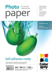 120 g/m&sup2; | A4 | Matte self-adhesive Photo Paper