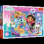 M&auml;nguala | PC | Konsoolid | Tarvikud // Harivad m&auml;nguasjad | Interaktiivsed | Loomingulised | Kunstilised // Puzzle - 100 - Przyjaźń w kocim domku - Koci Domek Gabi - Trefl 16515