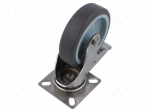 Transport wheel | &Oslash;: 100mm | H: 133mm | torsional with lock | 90kg