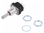Switch: toggle | Pos: 3 | DPDT | ON-OFF-ON | 5A/28VAC | Leads: screw | IP67