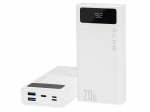 T&ouml;&ouml;riistad ja m&otilde;&otilde;teseadmed // Uued tooted t&ouml;&ouml;riistade, tarvikute kategoorias // 81-148# Power bank 20000mah qc+pd 20w + lightning pb20e biały