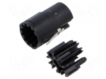 Connector: M17 | female | contact insert | M17 | PIN: 7 | crimped