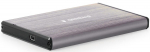 Gembird Enclosure USB 3.0 2.5' Light Grey