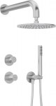 Concealed shower set with shower head