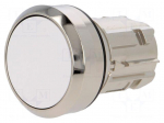 Switch: push-button | Stabl.pos: 1 | 22mm | white | Illumin: none | IP67