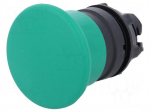 Switch: push-button | Stabl.pos: 1 | 22mm | green | Illumin: none | IP66