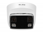Videovalve // Wi-Fi | 4G ja akutoitega videovalvekaamerad // 77-859# Kamera ip blow 8mp bl-i8ss40twm 4mm biała kopułowa panoramiczna duallens