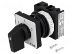 Switch: cam switch | Stabl.pos: 3 | 20A | 1-0-2 | Poles: 1 | Pos: 3 | 6.5kW