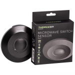 Thorgeon Sensors mikroviļņu 1-8m max2000W IP20 360&deg; melns SLIM 4751029893529 TH 02017
