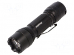 Torch: LED tactical | waterproof | 2h | 70lm | Colour: black
