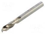 Drill bit | for metal | &Oslash;: 7.5mm | L: 74mm | Working part len: 34mm