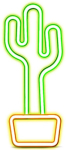 Led lamp Cactus Glow On Neon Effect