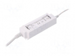 Power supply: switched-mode | LED | 24W | 12VDC | 2A | 220&divide;240VAC | IP67
