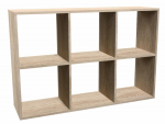 Topeshop MALAX 2X3 SONOMA living room bookcase