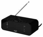 ADLER AD 1192b radio alarm clock black