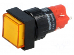 Switch: push-button | Pos: 2 | SPDT | 3A/250VAC | 2A/24VDC | ON-ON | IP40