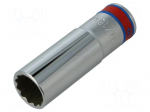 Socket: 12-angles | socket spanner | 11/16" | 1/2" | 77mm | long