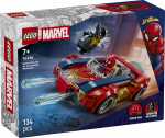 LEGO 11666257 Super Heroes Marvel Spider-Man Car vs Venomized Wolverine Constructor