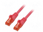 Patch cord | U/UTP | Cat: 6 | RJ45 plug,both sides | stranded | CCA | 10m