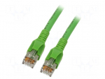 Patch cord | S/FTP | Cat 6a | RJ45 plug,both sides | stranded | Cu | 3m
