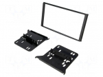 Radio mounting frame | Kia | 2 DIN | black