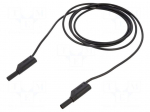 Test lead | 32A | banana plug with axial socket 4mm,both sides