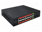 Switch Ethernet | IEC C13,RJ45 socket x18,SFP x2 | PnP,PoE (PoE)