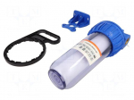 Filter housing | max.8bar | 2&divide;45&deg;C | Size: 10"