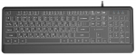 Keyboard Gembird Slim Backlight USB-A+C RU