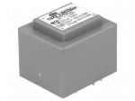 Transformer: encapsulated | 2.4VA | 230VAC | 15V | 15V | 0.08A | 0.08A