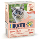 BOZITA Meat chunks with salmon in sauce &ndash; wet cat food &ndash; 370g