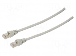 Patch cord | S/FTP | Cat 6a | RJ45 plug,both sides | stranded | Cu | 1m