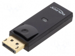 Adapter | DisplayPort plug,HDMI socket | UHD 2160p | black | black