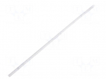 Heat shrink sleeve | thin walled | 3: 1 | 1.5mm | L: 1m | transparent