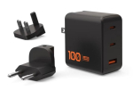 Urban Armor Gear 9B443811V4040 mobile device charger Headphones, Smartphone, Universal, Tablet, Laptop Black, Orange AC Fast charging Indoor
