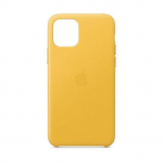 Back panel cover Apple - iPhone 11 Pro Leather Case MWYA2ZM/A Meyer Lemon