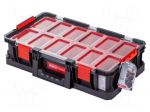 Container: collective | with boxes | black-red | 530x310x130mm