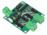 DC-motor driver | Icont out per chan: 7A | Uin mot: 7&divide;24V | 55x55mm