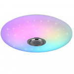 LED Griestu lampa MUSICA ar pulti un skaļruni, 33W, 3600Lm, 2700-6500K + RGB, IP20